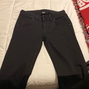 This is size 26 brand Hudson black jeans..